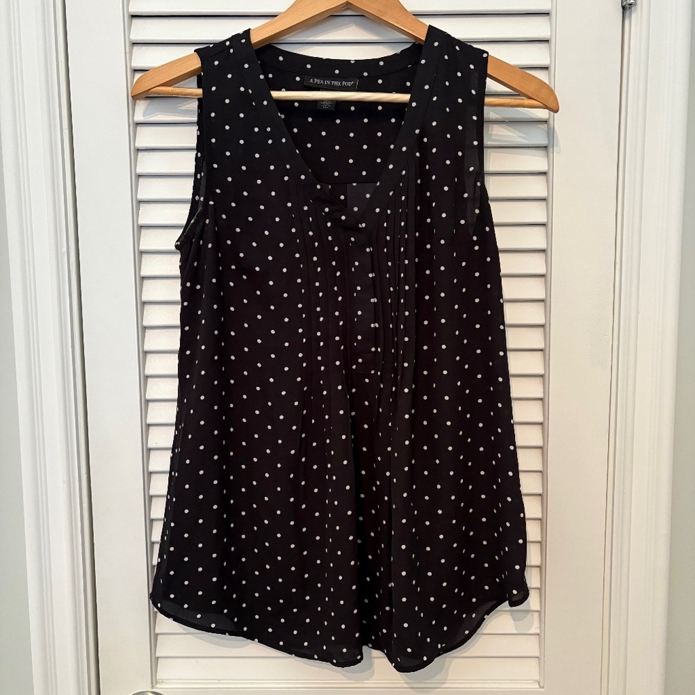 Sleeveless Maternity Blouse - Size Small